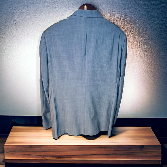 DKNY Men’s Grey Suit SZ 40R Modern Fit - Picture 4 of 16